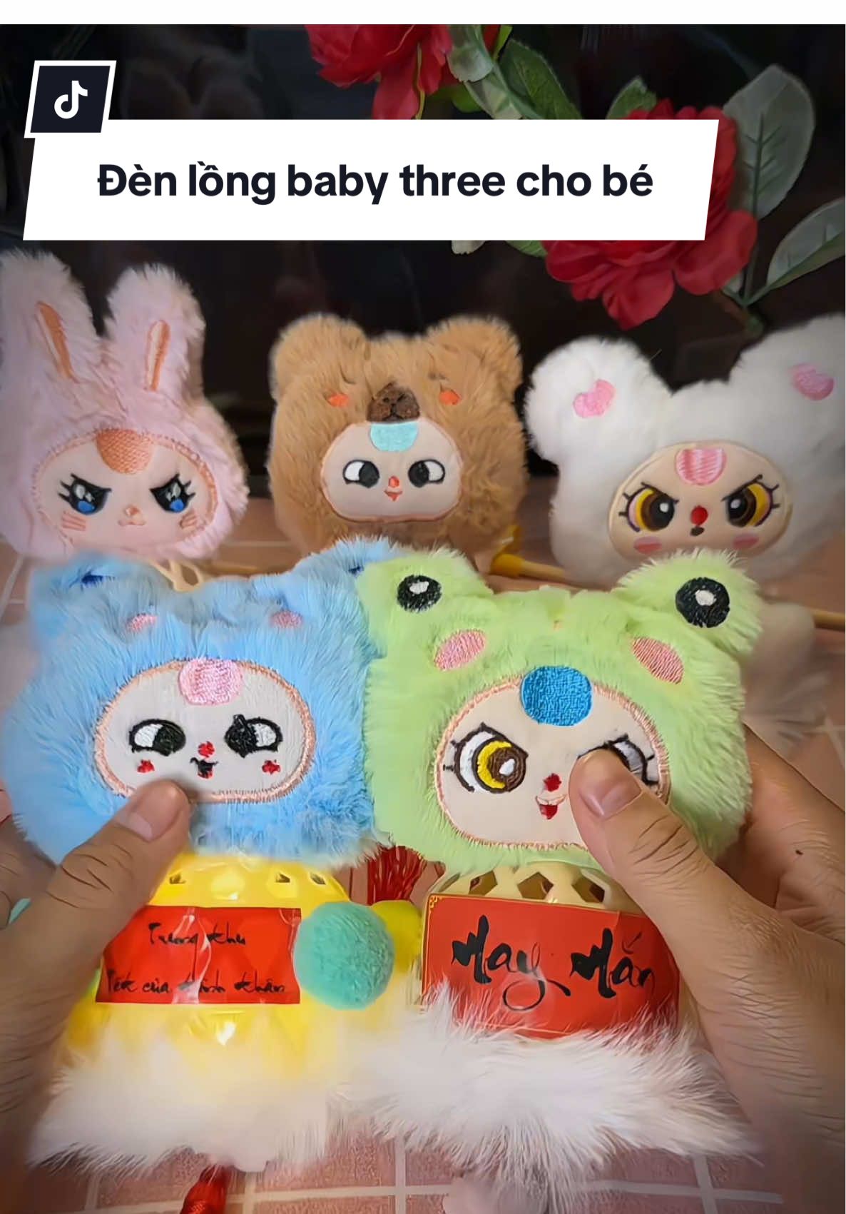 Đèn lồng trung thu baby three cho bé. #denlong #denlongtrungthu #trungthu2025 #denlongbabythree #tetthieunhi 