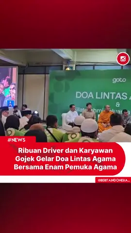 Salut! Ribuan mitra pengemudi Gojek dan ratusan karyawan GoTo berkumpul untuk mendoakan Indonesia, sekaligus upaya memperkuat semangat saling jaga dan saling mendukung layaknya sebuah keluarga besar.