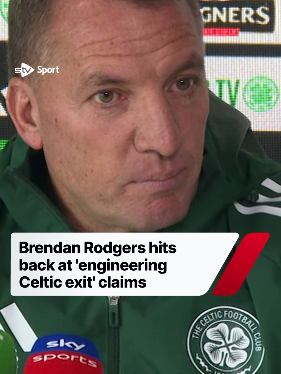 Brendan Rodgers has hit out at claims that he his attempting to 'engineer an exit' from Celtic. The manager has made no secret of his frustration at the club's failure to improve the squad before they crashed out of the Champions League at the hands of Kairat Almaty a fortnight ago. Celtic fans are planning protests against the board as a result of their summer of woe and it had been widely speculated that the situation would prompt Rodgers to walk out on the club before or upon expiry of his contract at the end of this season. #sport #football #news #shorts #celtic  #sports