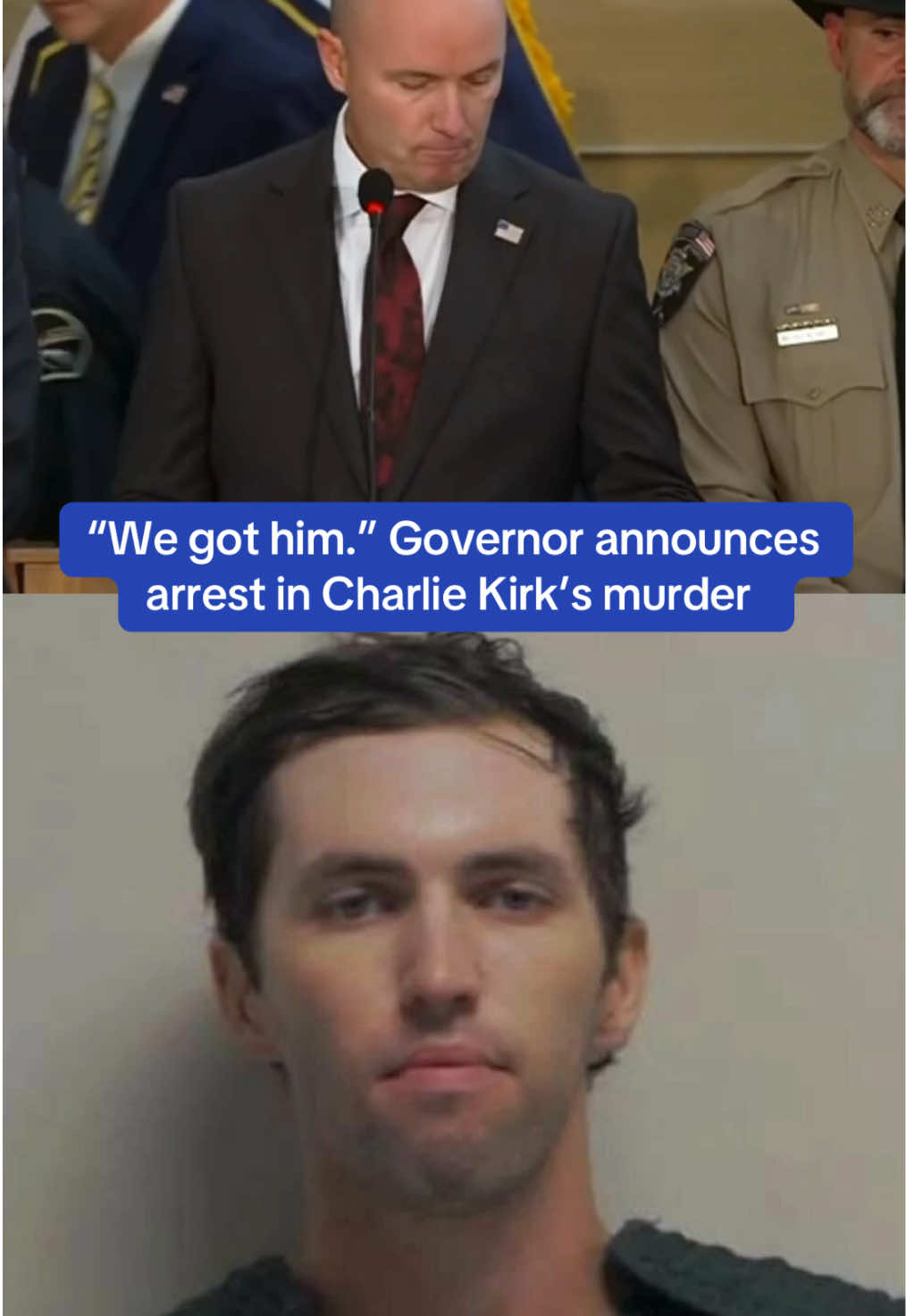 Utah governor Spencer Cox confirmed the capture of a suspect in fatal shooting of Charlie Kirk, whom he identified as Tyler Robinson. 