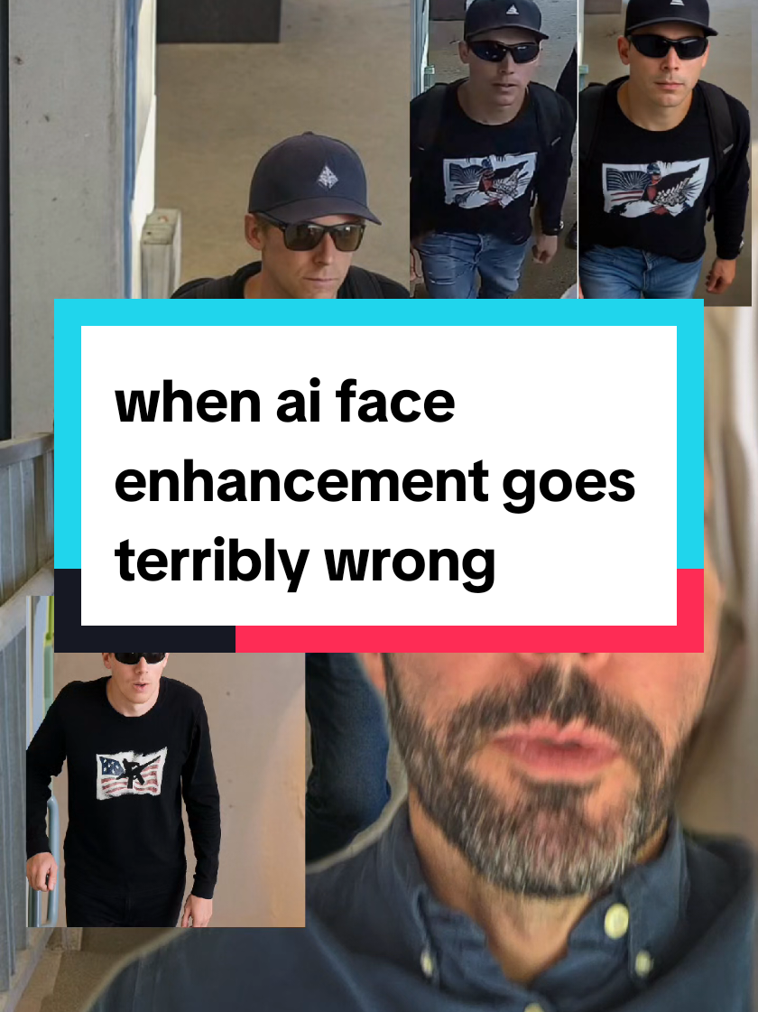 ai face-enhancement tools have people doing really dumb things #charliekirk #ai #tylerrobinson #suspect @We are a newspaper. 