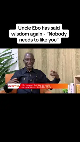 Message of the day! #thecareertrail #joynews #joylearning #uncleebowhyte #messageoftheday #viralvideos #tiktok #trendingvideo 