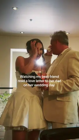 So glad I captured this beautiful moment🤍@Sarah Rodriguez  #wedding #weddingday #fatherdaughter #mrdarcy #loveletter #weddingdress #bride 