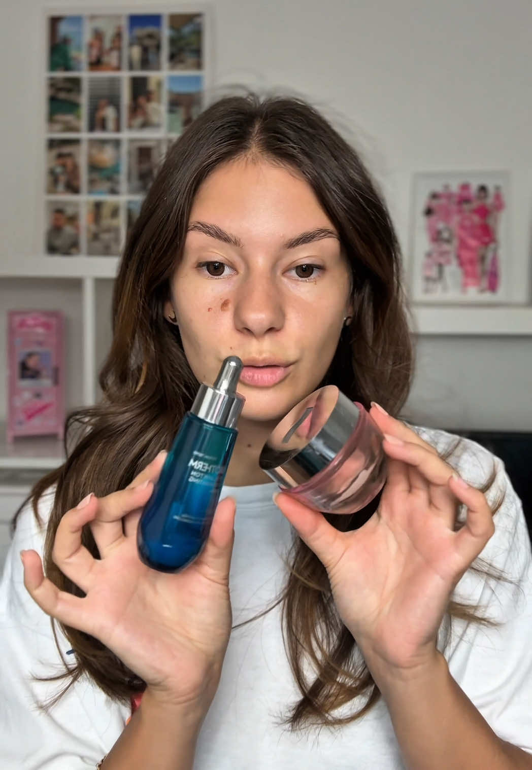 le folosesc de luni de zile şi mă gândeam să împărtăşesc 🤝🏼 #skincare #biotherm #biothermskincare #gifted #biothermserum 