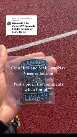 Replying to @thatsmysenior thanks for the assist on hiding this one! #challengecoin #hideandseek #miltok 