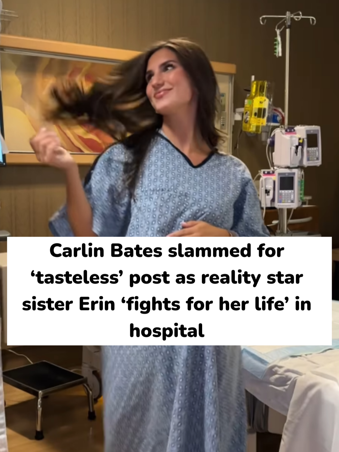 Carlin Bates slammed for ‘tasteless’ post as reality star sister Erin ‘fights for her life’ in hospital #carlinbates #erinbates #erinbatespaine #bringingupbates #realitytv #realitytvnews #realitytvstar #septicshock #septicshockawareness #laboranddelivery #birth #birthstory #deliverystory #newbaby