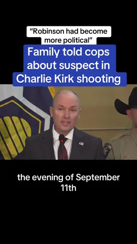 The man accused in the Charlie Kirk assassination had earlier expressed to family his opposition to the viewpoints of the conservative activist, the authorities said Friday in announcing an arrest in a targeted killing that raised fresh alarms about political violence in the United States. Tyler Robinson, 22, had become “more political” in the run-up to the shooting and had indicated to a family friend afterward that he was responsible, Utah Gov. Spencer Cox said. Cox also cited as key pieces of evidence engravings on bullets found in a rifle believed used in the attack as well as chatting app messages attributed to the shooting suspect that a roommate shared with law enforcement. #politics #legal #crime #news 