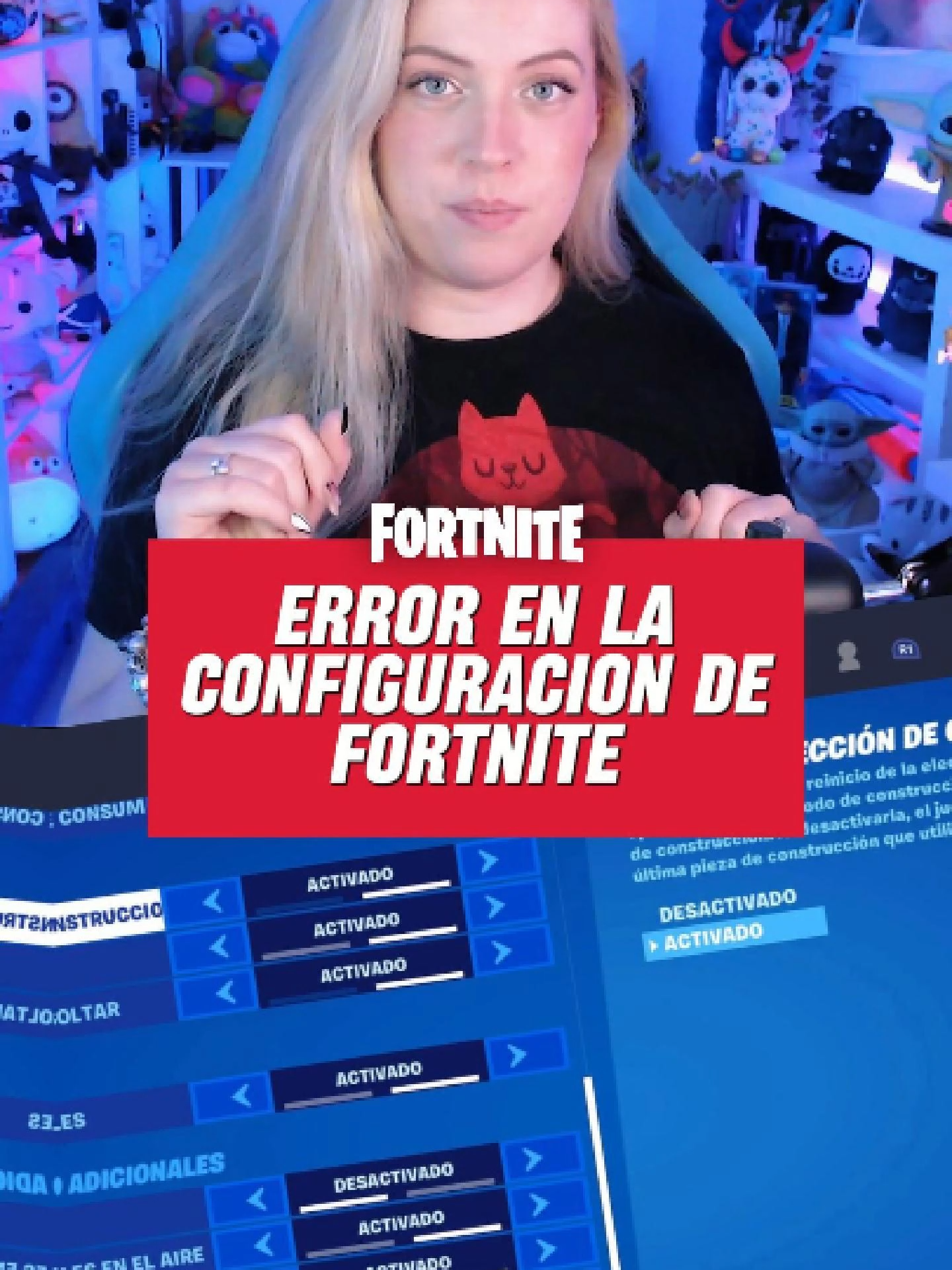 ERROR DE CONFIGURACION DE FORTNITE - #fortnite #novedadesfortnite #actualizacionfortnite #bugfortnite