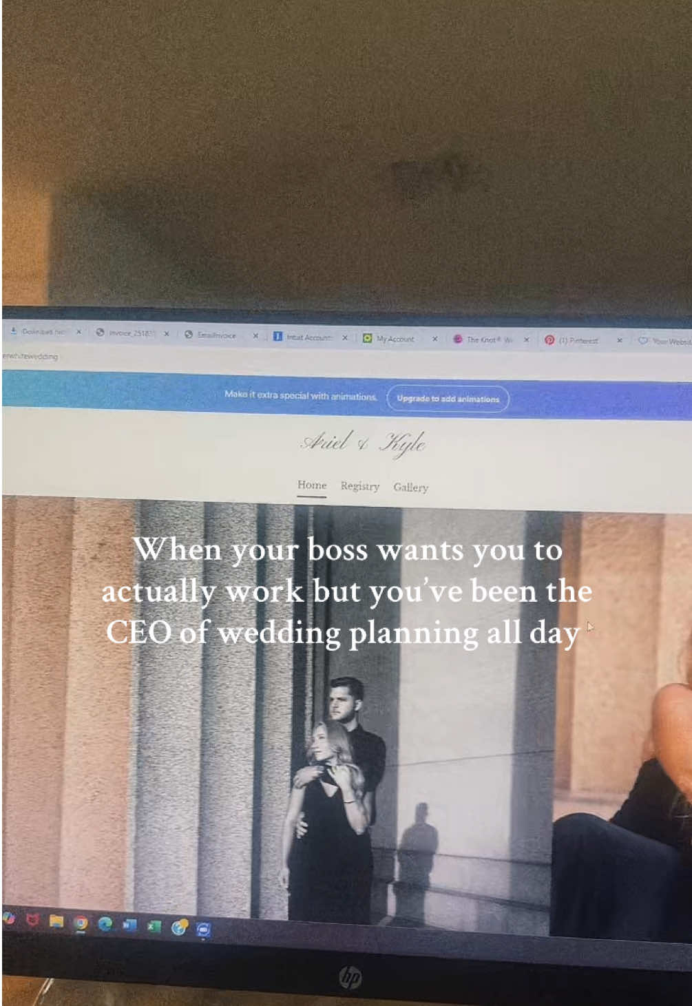 It’s a full time job 😀 #weddingplanning #funny 