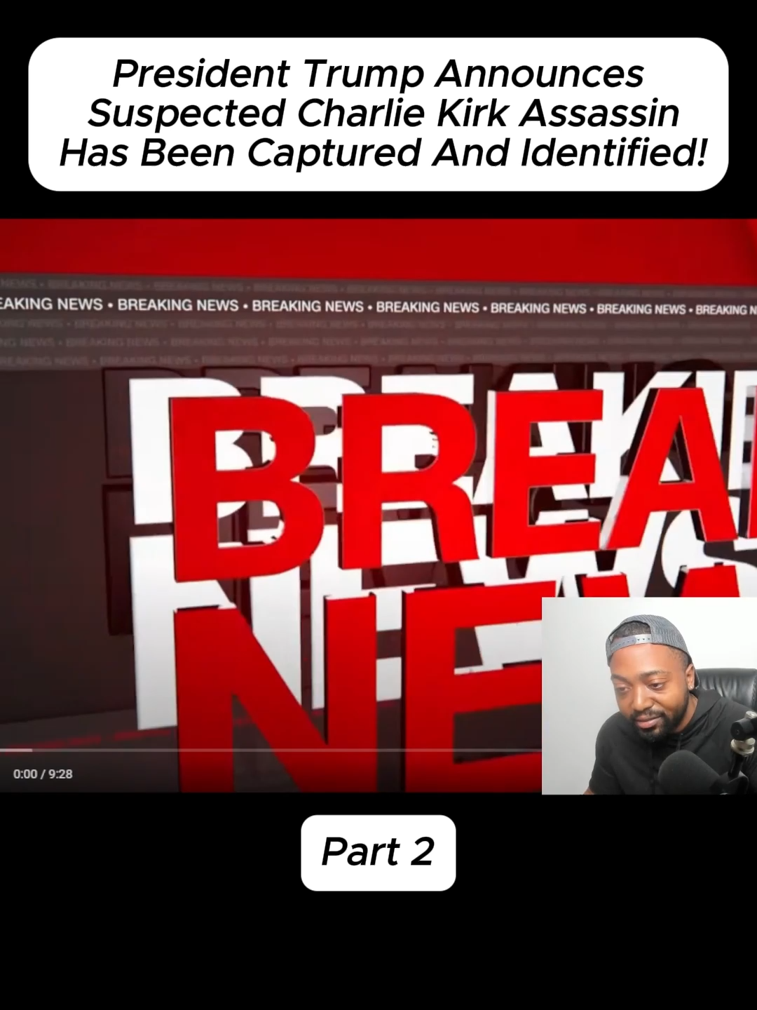 President Trump Announces Suspected Charlie Kirk Assassin Has Been Captured And Identified! #blackconservativeperspective #charliekirk #cnn #foxnews
