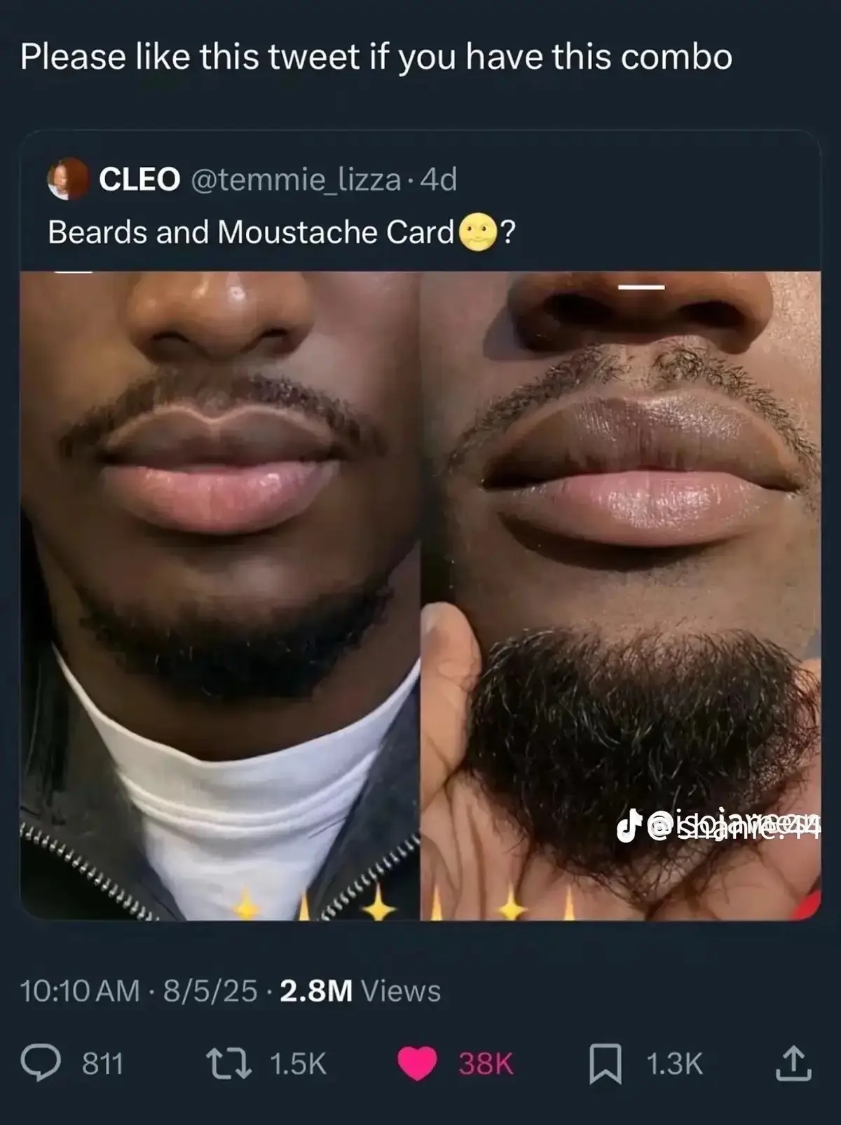 Crazy I used to hate my facial hair but it grew on me #trending #viral #mustache ##90s##africantiktok