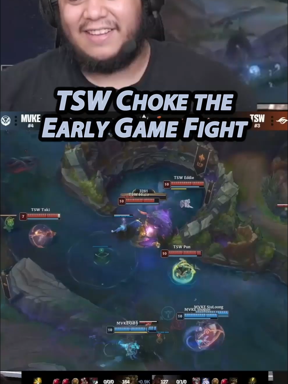 TSW Choke the Early Game Fight | #kmtlol on #Twitch #LCP #LoLEsports #TSW #MVKE