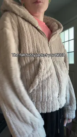 This fuzzy zip up is perfect for the upcoming fall weather! It’s so soft and so comfortable and it’s fuzzy inside too! It’s great quality! #fallfashion #zipup #hoodie #tiktokshop #sweaterweather 