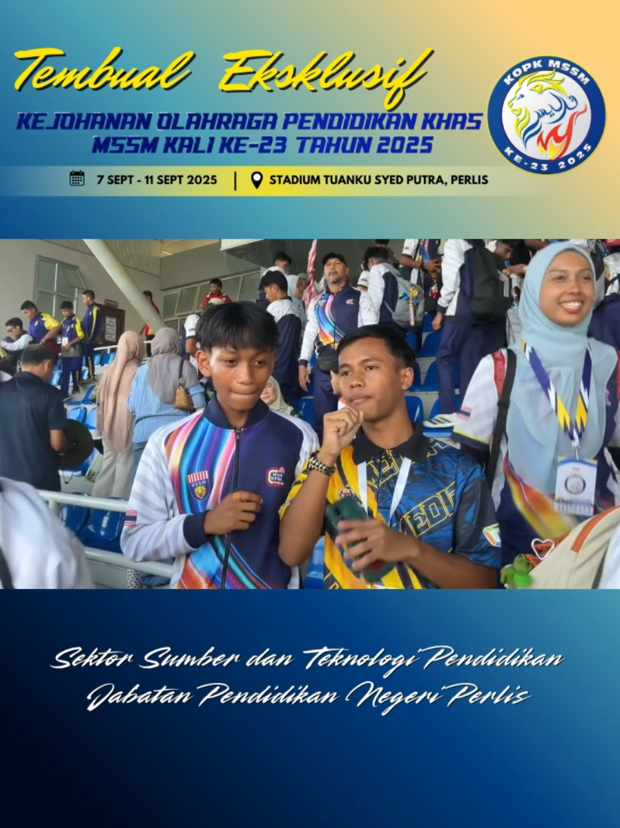 🚩Victory Voices Ep.19 📰Temubual bersama : Mizan Muhaimin bin Mohd Azlan  Atlet MSS Wilayah Persekutuan Kuala Lumpur  Kejohanan Olahraga Pendidikan Khas MSSM Kali ke-23 Tahun 2025‼️ #KejohananOlahragaPendidikanKhasMSSM2025 #KOPKMSSM2025   #PERLISLeADS  #SSTPJPNPerlis  #TVPSSPerlis 