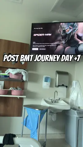 Just a lil update post bmt day +7 and might be able to get out the hospital on day +13  #sicklecell #sicklecellawareness #fyp #bonemarrow #bmt 