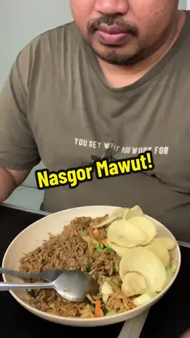 Nasgor mawut! #mukbang #nasgor #mie 
