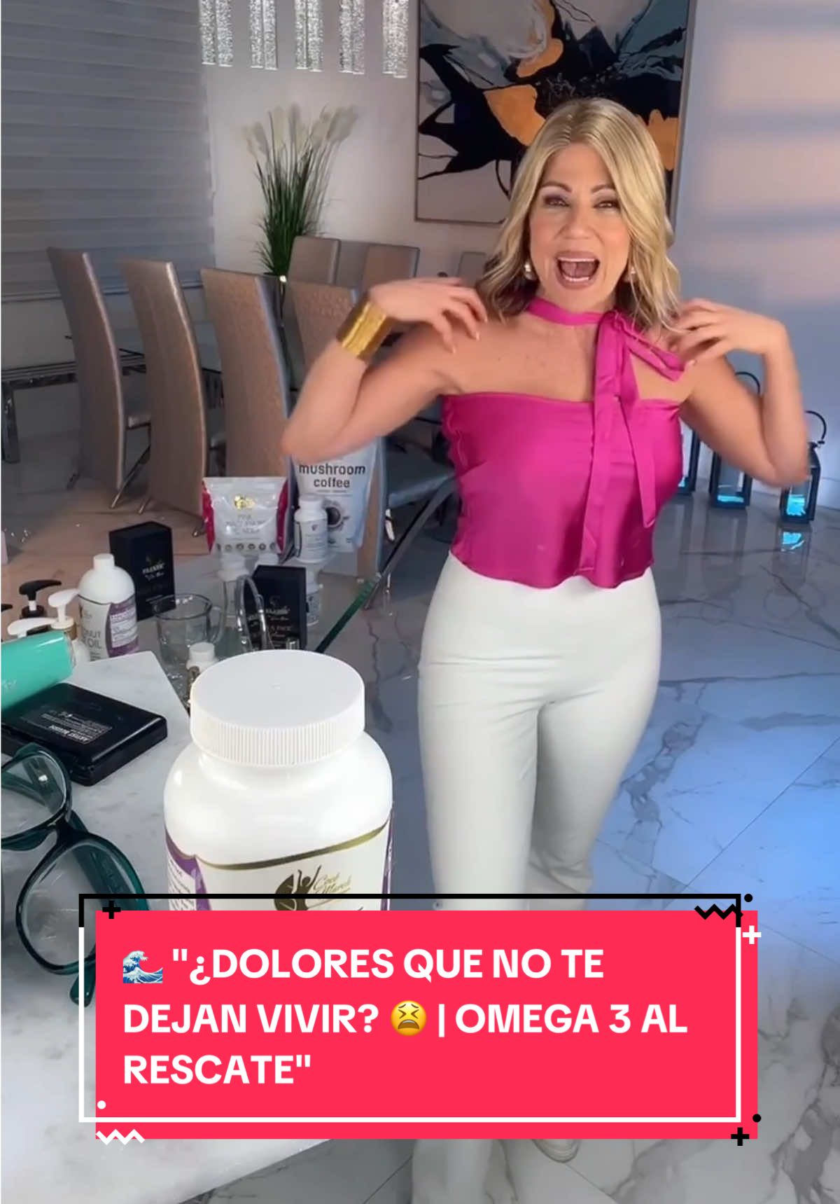¿DOLOR ARTICULAR, RIGIDEZ O INFLAMACIÓN CRÓNICA? 😣 María Marín te revela su ALIADO NATURAL: OMEGA 3 🌊 El antiinflamatorio natural con respaldo científico para decirle adiós al dolor: 👇 ¿CÓMO CALMA EL DOLOR? ✅ ARTICULACIONES LUBRICADAS: EPA (650 mg): Reduce inflamación articular → -78% dolor en rodillas y espalda 🦵✨ (Journal of Rheumatology, 2023) ✅ MÚSCULOS RELAJADOS: DHA (950 mg): Alivia contracturas y calambres → Movilidad recuperada en 72h 💪 (Clinical Journal of Pain, 2022) ✅ MENOS DOLOR MENSTRUAL: Regula prostaglandinas → Reduce cólicos -49% sin pastillas 🌸 (Obstetrics & Gynecology, 2023) ✅ CERO EFECTOS SECUNDARIOS: Alternativa natural a antiinflamatorios químicos → ¡Sin daño gástrico! 🚫💊 🌿 FORMULA POTENTE: • Origen algal (vegano): Más puro que aceite de pescado 🐟❌ • Cápsulas entéricas: Sin reflujo ni sabor a pescado • Certificado IFOS 5 estrellas (máxima pureza) ★★★★★ 💡 ¿CÓMO TOMARLO? 2 cápsulas al día con alimentos → Alivio noticeable en 2-3 semanas ⏳.                                                                #AntiinflamatorioNatural #Artritis #SaludNatural #TikTokSalud #DolorCrónico
