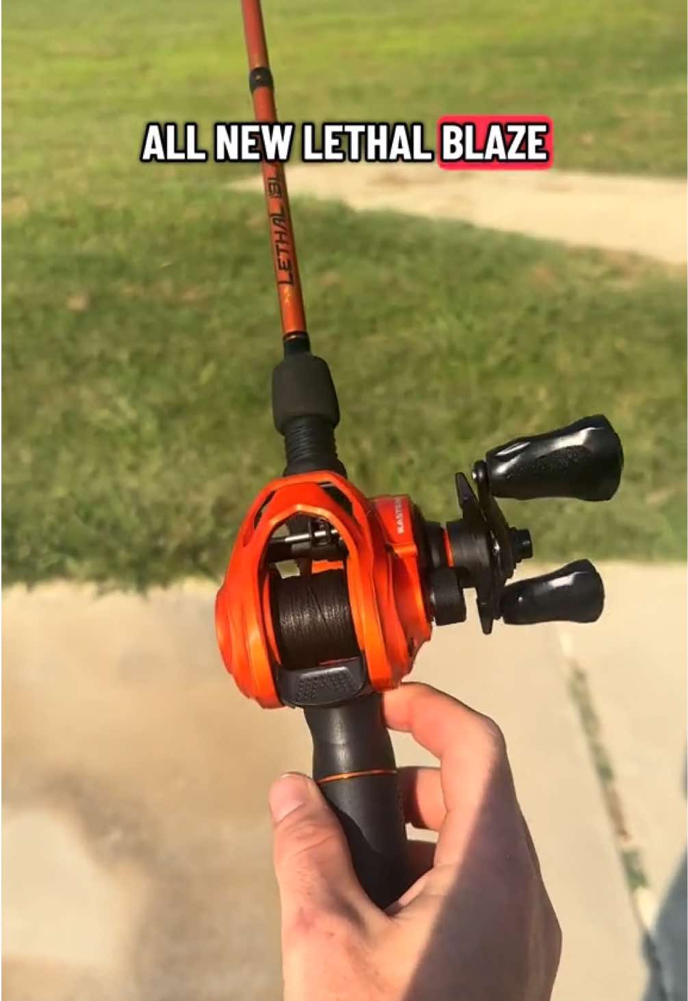 🔥 Blaze up your fishing arsenal with the Lethal Blaze!🔥 #fishingcombo #baitcaster #affordable #fishing #lethalblaze  🎥 @Hunterdubs.fwtx 