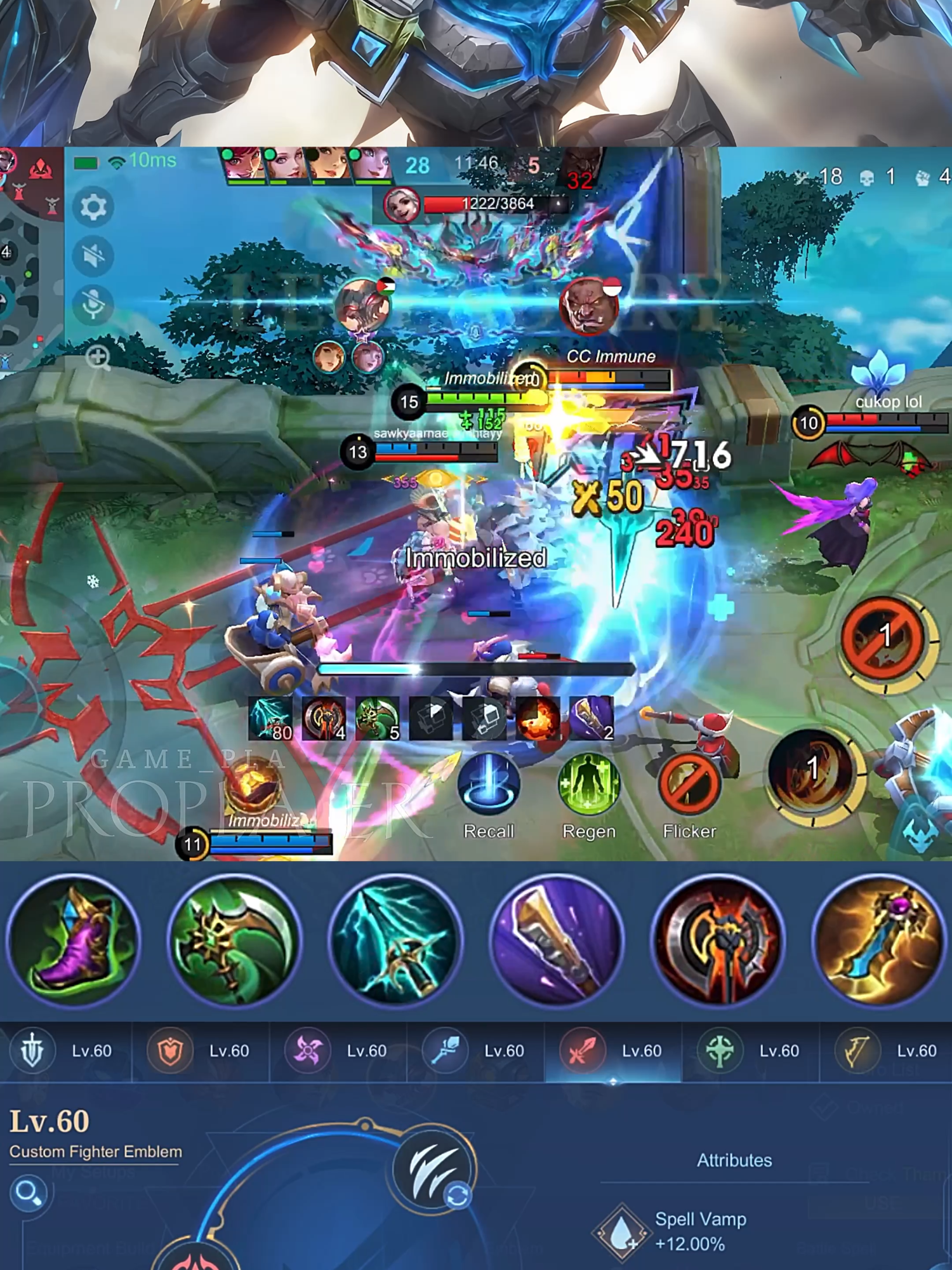 22 Kills!! Legendary Thamuz Offlane Monster (Part 12) - MLBB #gameplayproplayer #thamuz #MLBB