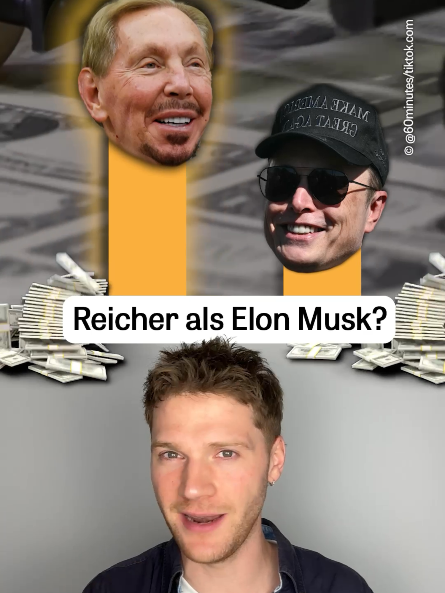 Larry Ellison überholt Elon Musk im Vermögensranking und war kurzzeitig der reichste Mann der Welt.  Grund dafür war ein fetter KI-Deal mit OpenAI. #larryellison #elonmusk #fyp #chatgpt #ki  Host:@alexanderholl  Skript:Jil Dreimann Schnitt:@marianadellien