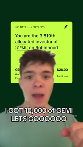 WOWWWW comment how many you got!!!🔥🔥🔥🔥 #ipo #gemini #robinhood #stocks #investing 
