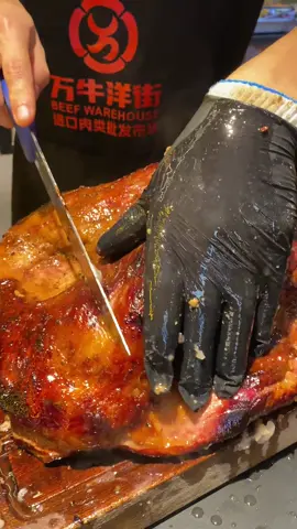Enjoy roast beef steak