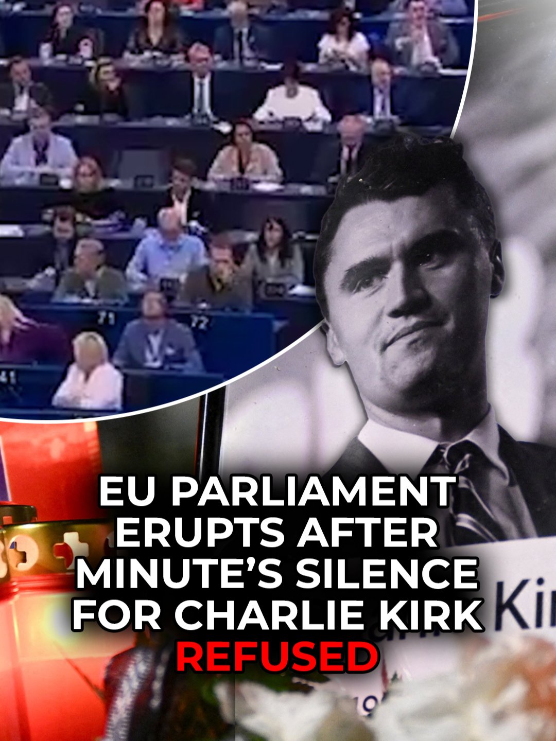 The EU parliament erupted in fury after a request for a minute's silence in rememberance of Charlie Kirk was refused. #gbnews #eu #charliekirk #freespeech #donaldtrump