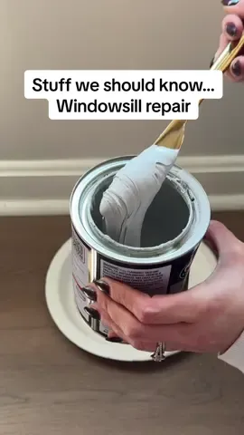 Here's what I used 👇 -Sanding block (or mouse sander) -Multi-purpose Putty (or wood filler) -Putty knife -Primer/paint You got this 💪💪💪 #diyproject #homeimprovement #diyrepair