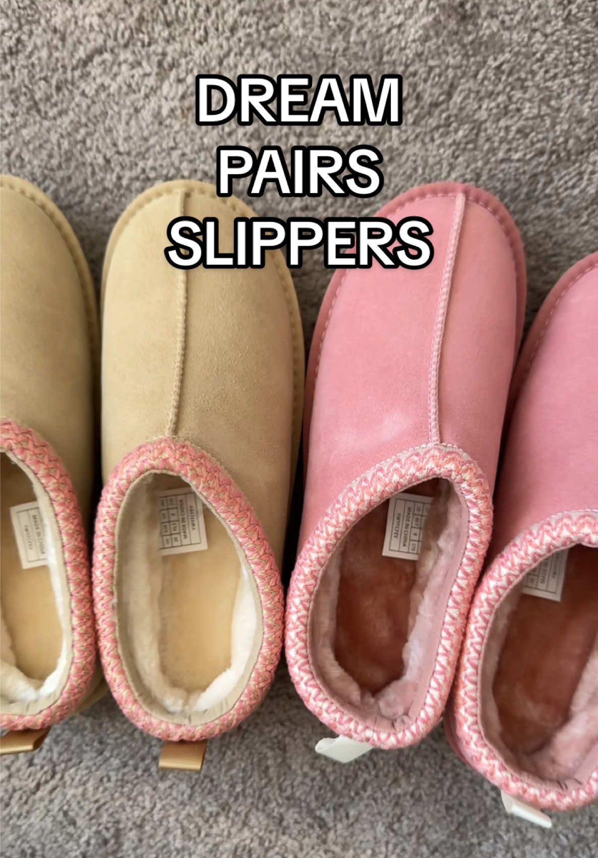 When I can’t choose I just get both ☺️🤗🩷 #pinkaesthetic #pinkslippers #dreampairs #tiktokshoprestock 