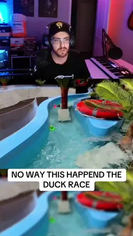 NO WAY THIS HAPPEND THE DUCK RACE #streamer #kick #duck #duckrace 