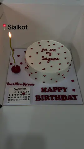 Making every celebration extra special,✨🌹Because love deserves to be celebrated sweetly!♥️ #Ruhibakes #SialkotBakers #CustomCakesSialkot #BirthdayCake #LoveCake     