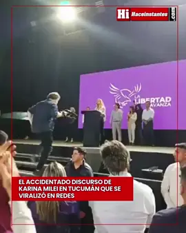 El accidentado discurso de Karina Milei en Tucumán que se viralizó en redes #Tucumán #LLA #KarinaMilei