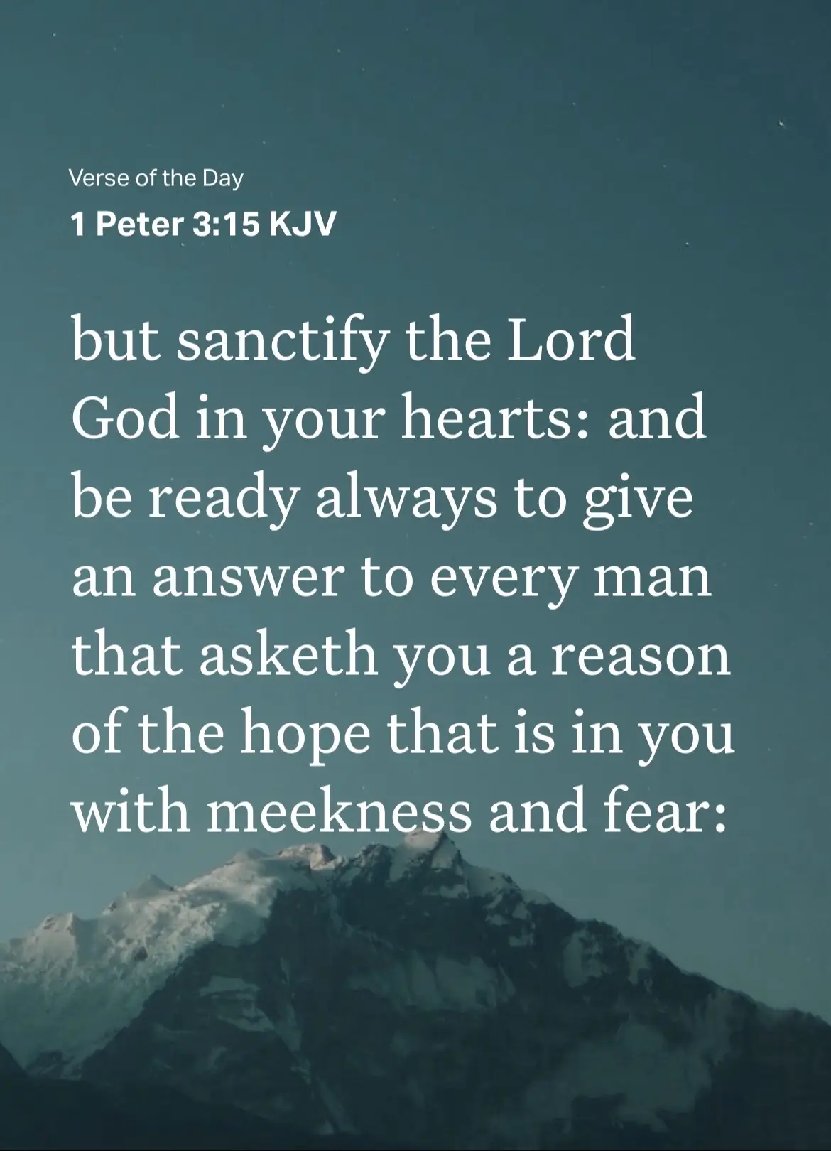 #meandGOD #bibleverses #stayblessed #friday #1peter3v15 