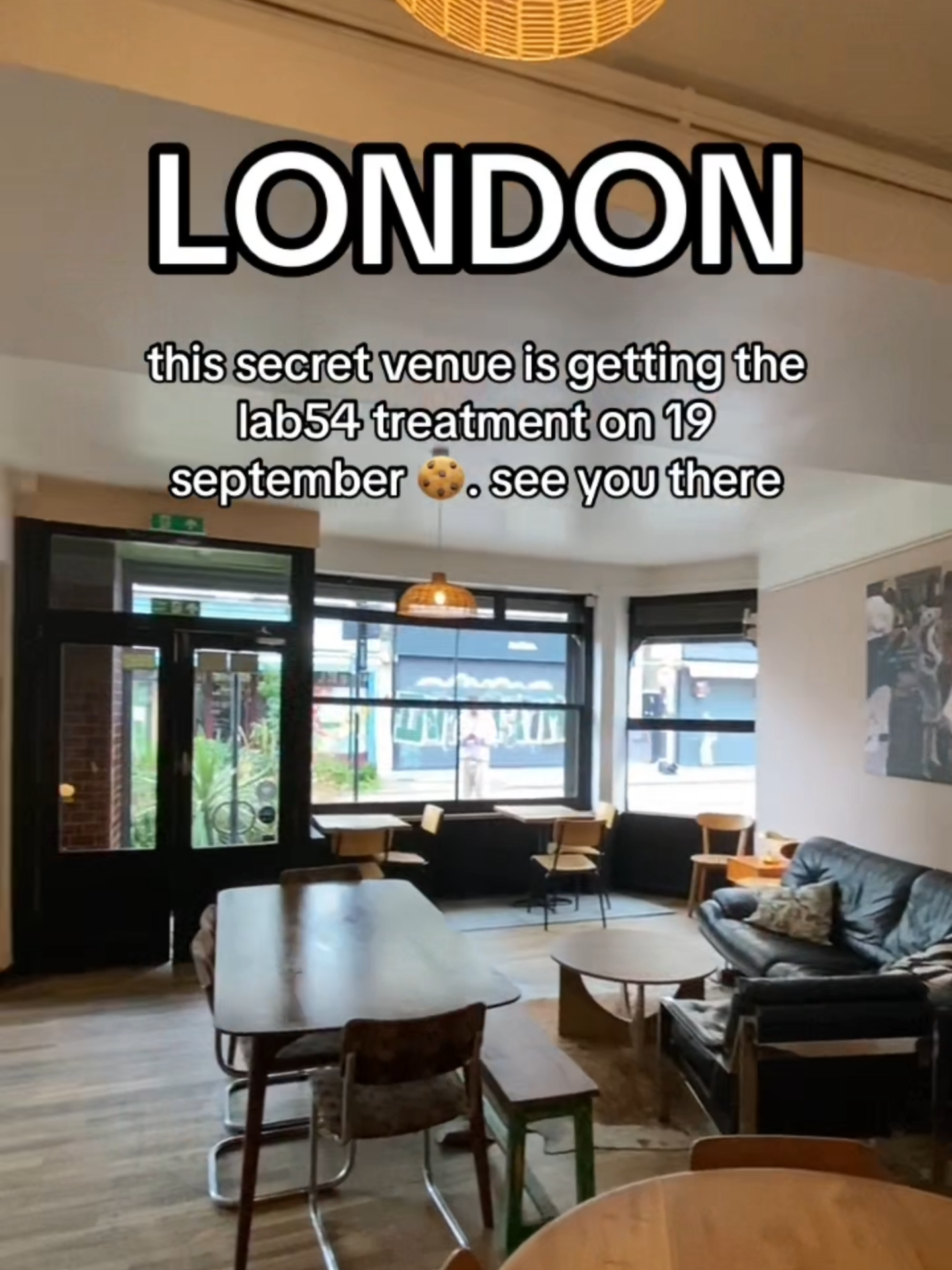 london, this secret venue is getting the lab54 treatment on 19 sept. see you there x #fyp #london #secret #lab54 #party