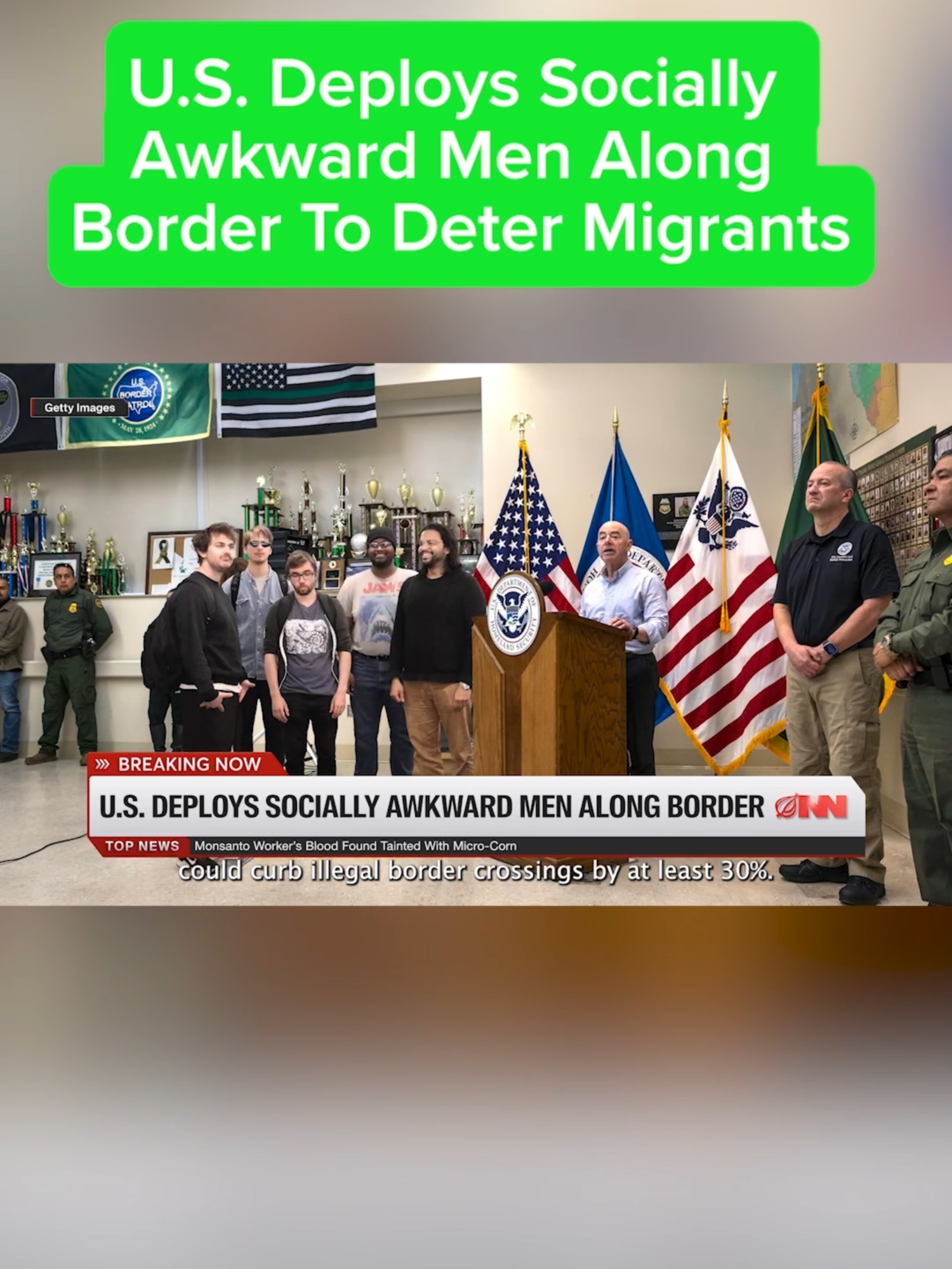 U.S. Deploys Socially Awkward Men Along Border To Deter Migrants