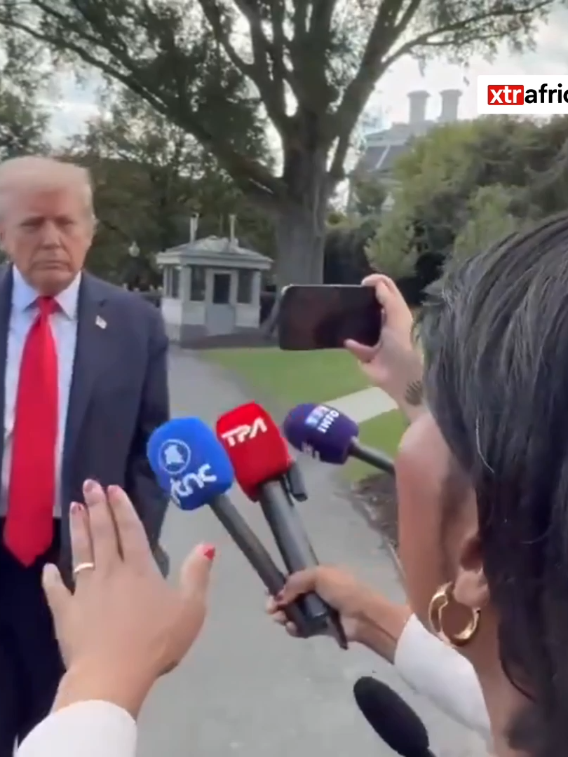 #DRC_Updates:  President Donald Trump confirmed that he plans to soon host Presidents Félix Tshisekedi of the Democratic Republic of Congo and Paul Kagame of Rwanda, as part of ongoing U.S.-led efforts to address the crisis in the Great Lakes region. In impromptu question, Trump recalled that both countries’ foreign ministers were recently in Washington and said that the two heads of state would be received “soon.” Asked about the worsening violence in eastern DRC — where more than 60 people were recently killed in attacks attributed to ISIS-affiliated groups exploiting the ongoing conflict — Trump described the situation as “very violent, for 30 or 35 years even.” He assured that discussions are underway and added: “We’re going to handle it.” The comments come as Washington positions itself at the center of peace negotiations, with Congolese civilians continuing to face daily violence, displacement, and insecurity. #CONGOLESE #xtrafricanews #felixtshisekedi #politics #paulkagame