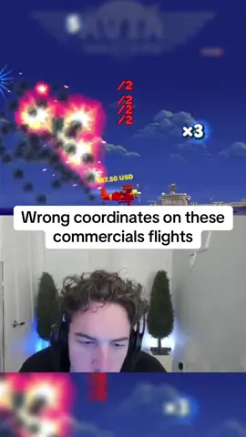 Wrong coordinates on these commercials flights #aviamasters #planegame #kickstreaming #games 