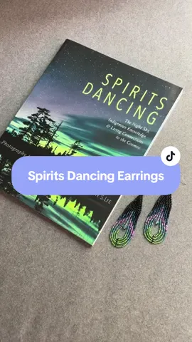The images in this book are to die for and I was so eager to make earrings with these colors😍 #BookTok #nativetiktok #beadwork #SmallBusiness #spiritsdancing 