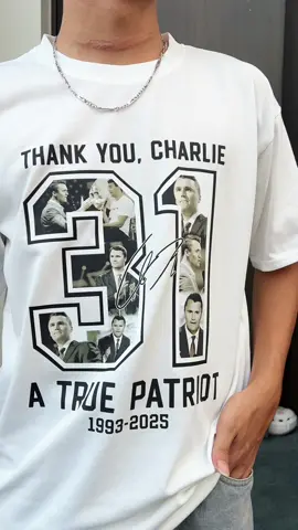 We lost a legend 🥹🇺🇸 #charliekirk #charliekirkshirt #ripcharliekirk #maga #freedom 