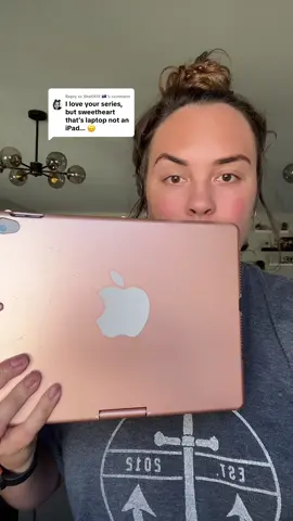 Replying to @ShellXIV 🇭🇲 the apple is just a sticker… #laptop #ipad #ipadcase #apple #ipadkeyboard 
