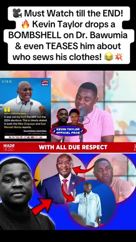 #KevinTaylor  #BawumiaExposed  #PoliticalBombshell  #MustWatchTillTheEnd  #GhanaPolitics 