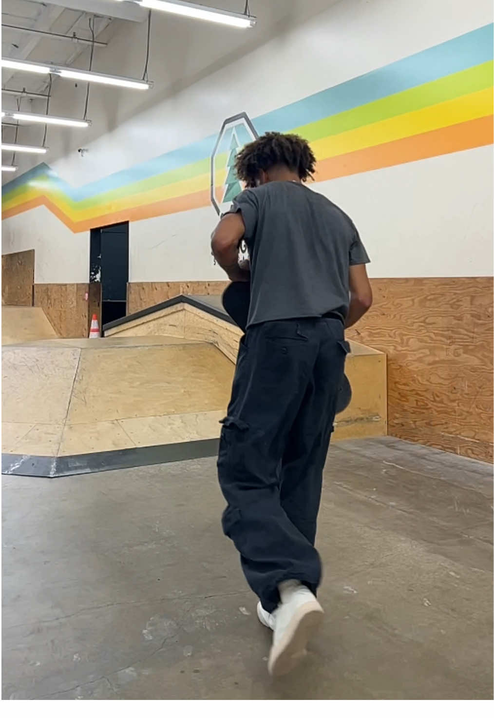 Portland indoor skatepark 🔥🛹 #Skateboarding #skate #fypシ #portland 
