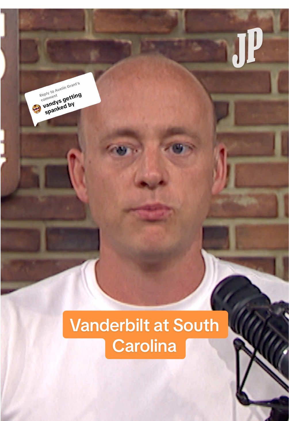 Replying to @Austin Grant South Carolina is FIRMLY on upset alert against Vanderbilt this weekend #CollegeFootball #podcast #joshpate #southcarolina #vanderbilt 