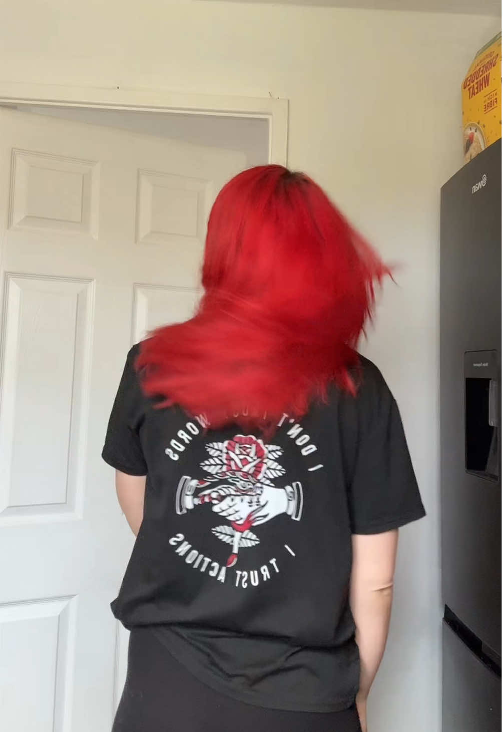 Hair reveal 🫣🎃  #newhaircolour #hairtransformations #redhair #orangehair #altgirlsoftiktok 