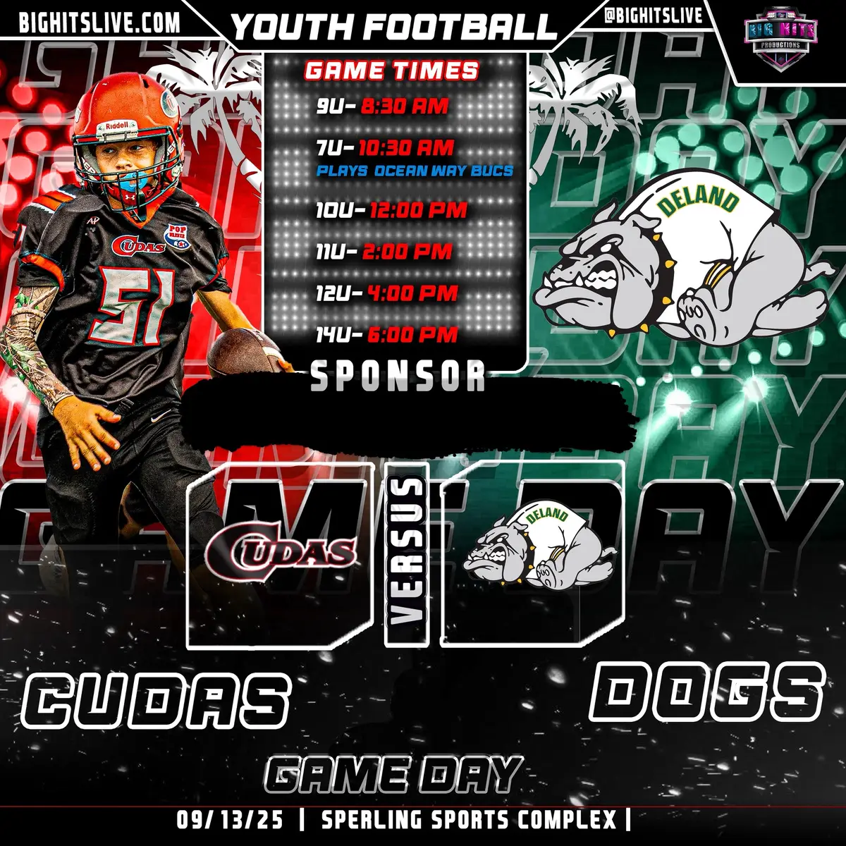 It’s game day tomorrow 