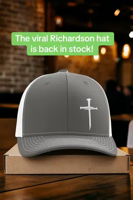 The viral Richardson hat is back in stock! #customhats #truckerhats #hatcollection #baseballcaps #baseballhat