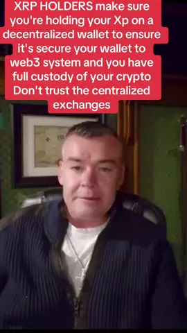 XRP HOLDERS make sure you're holding your Xp on a decentralized wallet to ensure it's secure your wallet to web3 system and you have full custody of your crypto Don't trust the centralized exchanges#canada🇨🇦 #cryptocurrency #iso20022 #bank #ripple 