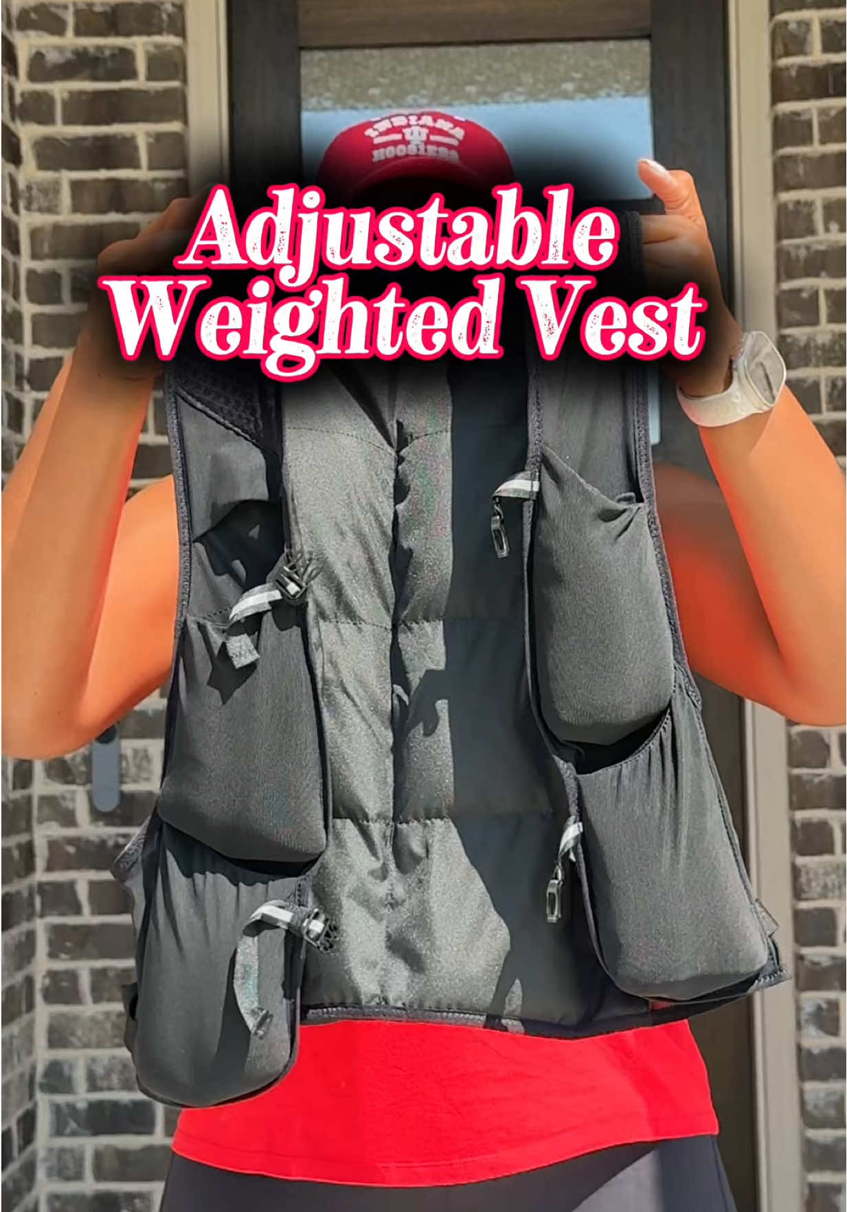 Level up your walks and workouts with this adjustable weighted vest. Burn more calories, build strength, and make every step count.  #weightedvest #adjustableweightedvest #Fitness #workout #tiktokshopcreatorpicks 