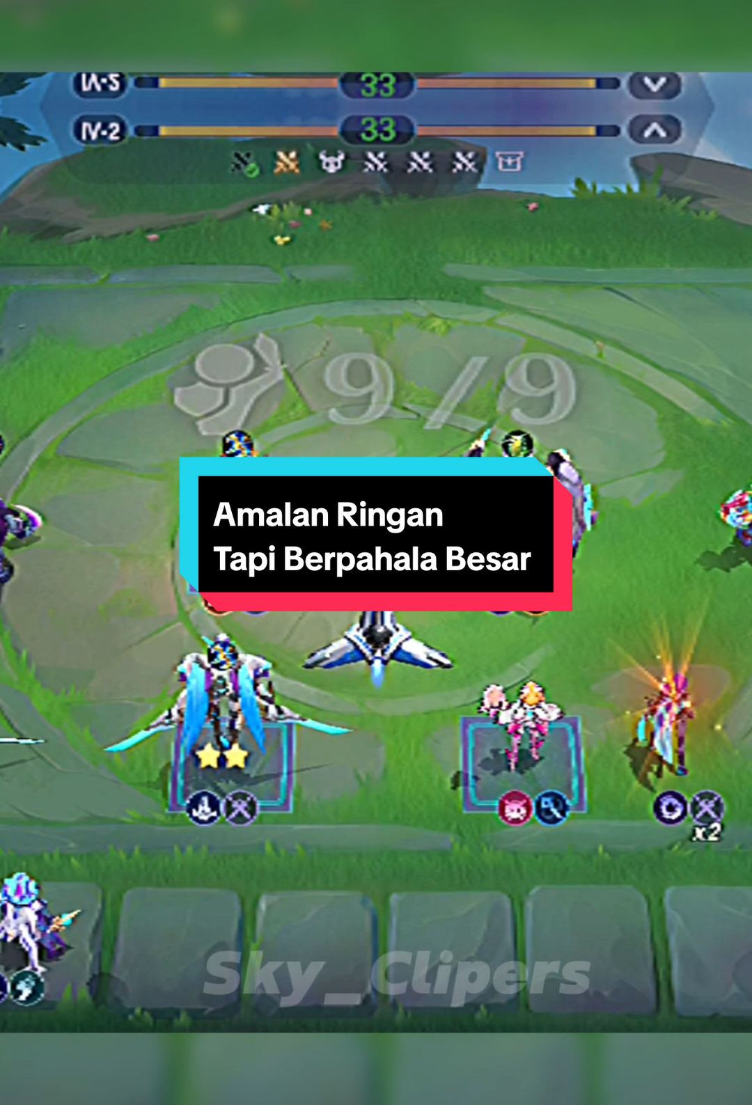 Amalan Ringan Tapi Berpahala Besar#MCGG #MagicChessGoGo #MRSS3 #MCGGRisingStars #hijrah 