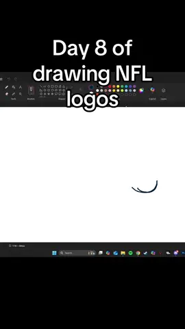 since the NFL is back, here is day 8 of drawing all 32 NFL logos! Let me know what team you want to see next